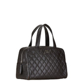 シャネル ココマーク ハンドバッグ ミニボストンバッグ ブラウン キャビアスキン レディース CHANEL 【中古】